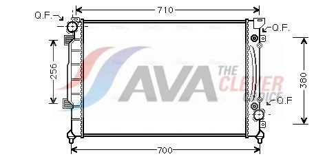 AIA2157 AVA Радіатор охолодження двигуна